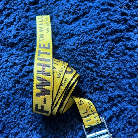 COPY - Off-White Industrial Utility Belt 7’ Extra Long Double Wrap 💛💛 - Picture 3 of 5